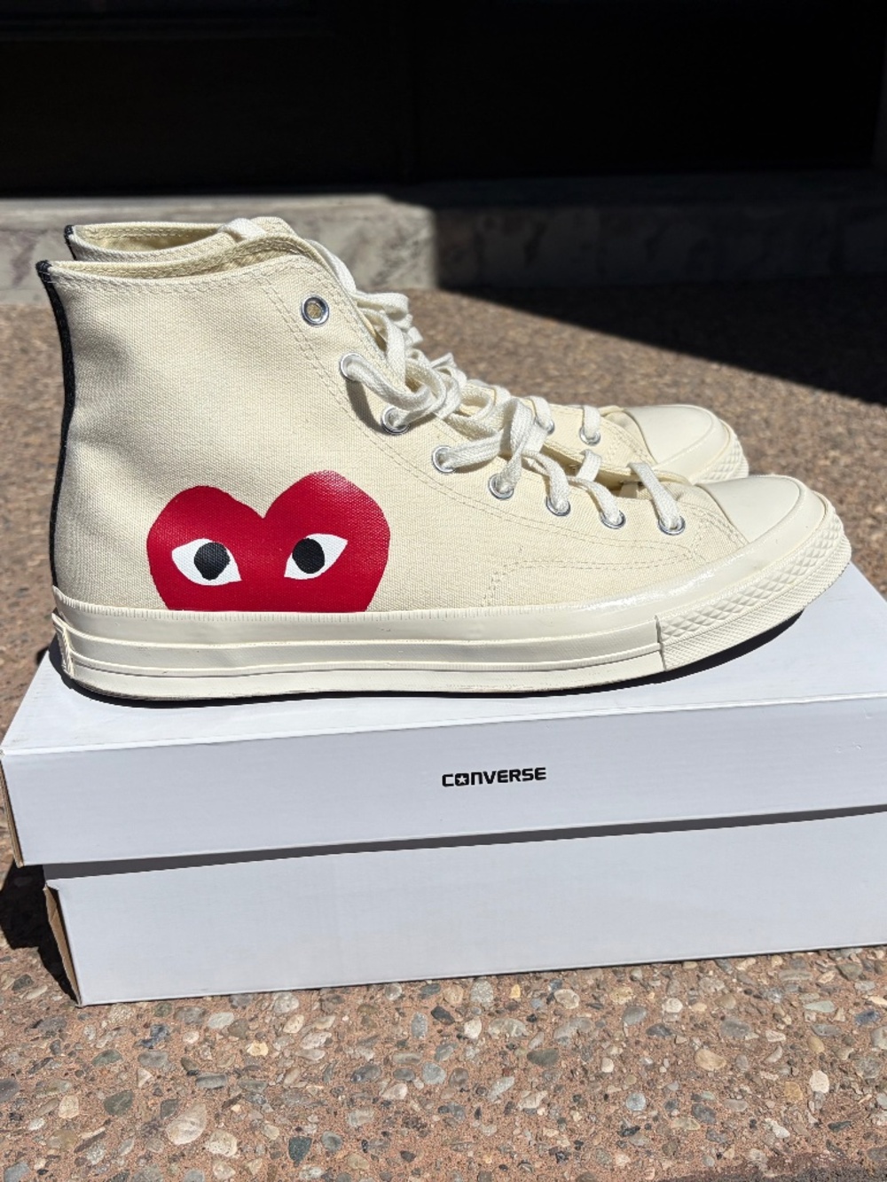 Converse x Comme des Garçons PLAY Chuck 70 - White